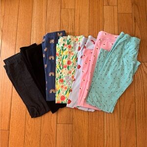 Crewcuts, Gap, and Cat & Jack girls bundle lot of full length leggings, Size 7/8